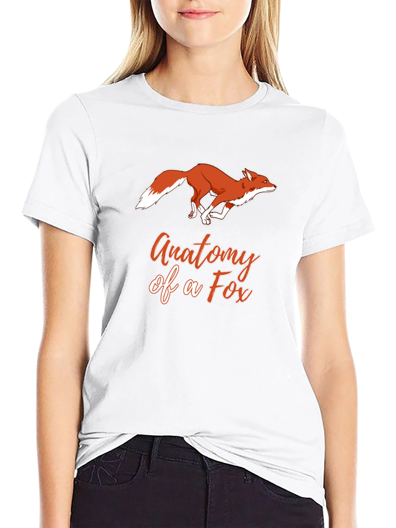Anatomy of a Fox Graphic T-Shirt