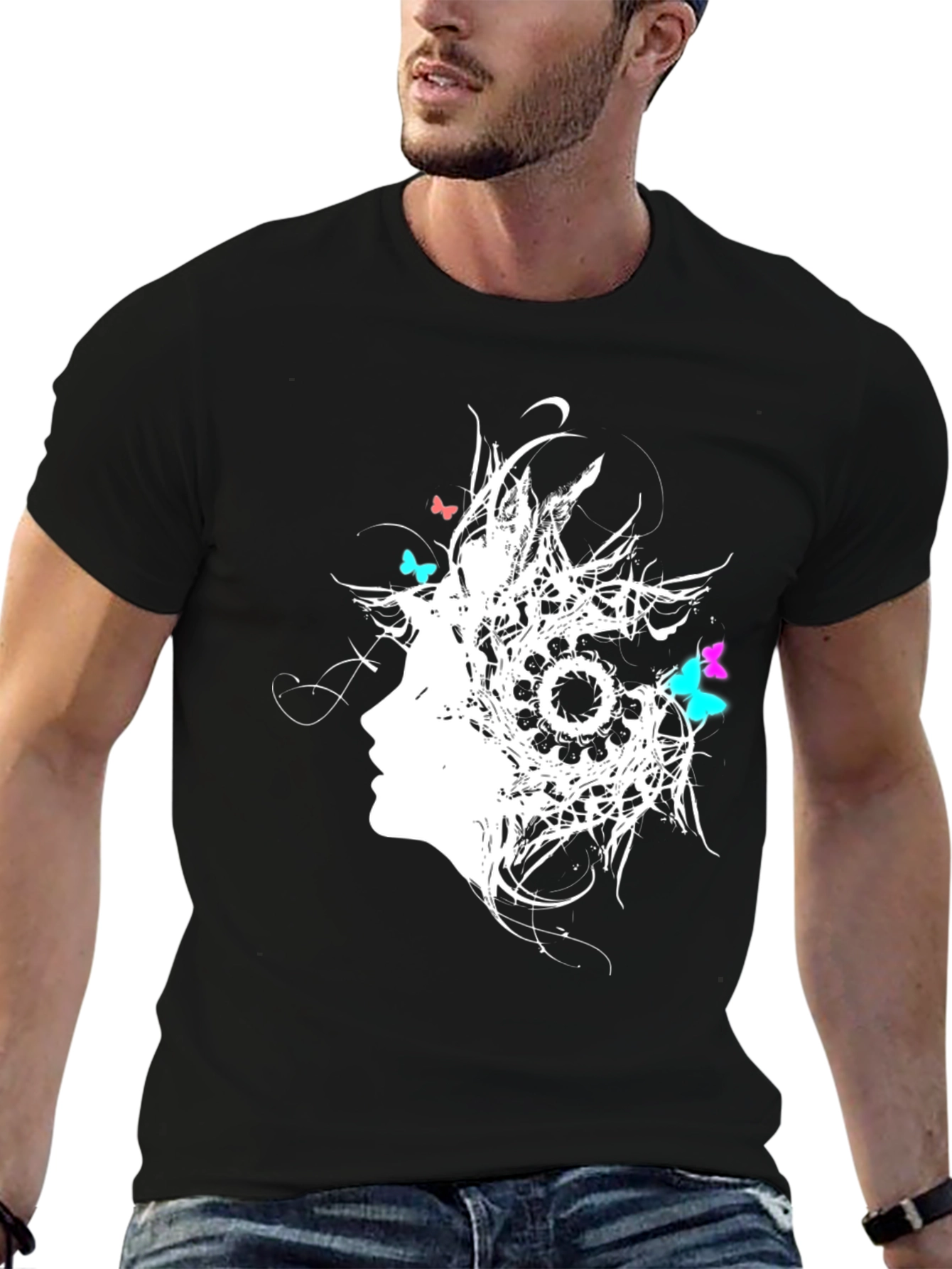 Abstract Butterfly Womens Graphic T-Shirt