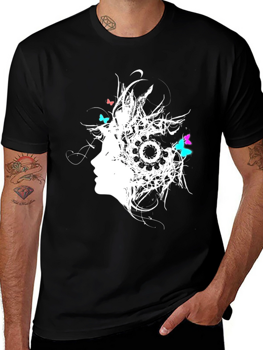 Abstract Butterfly Womens Graphic T-Shirt