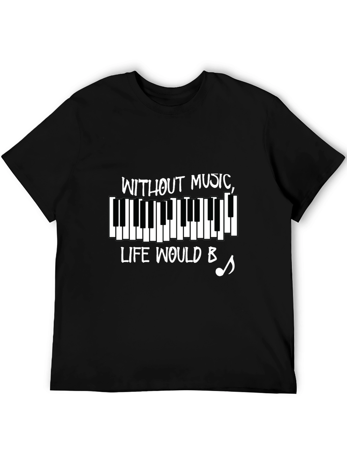 Without Music Piano T-Shirt