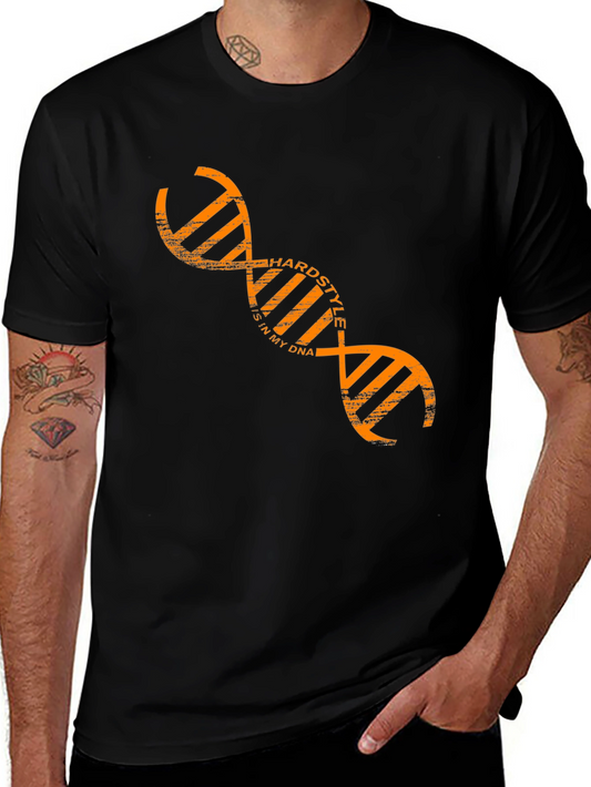 Hardstyle DNA Black Graphic T-Shirt