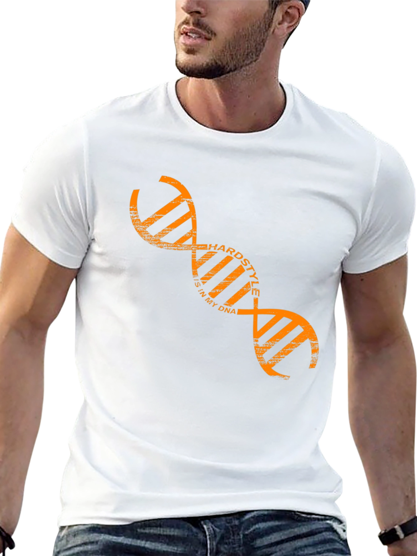 Hardstyle DNA Black Graphic T-Shirt