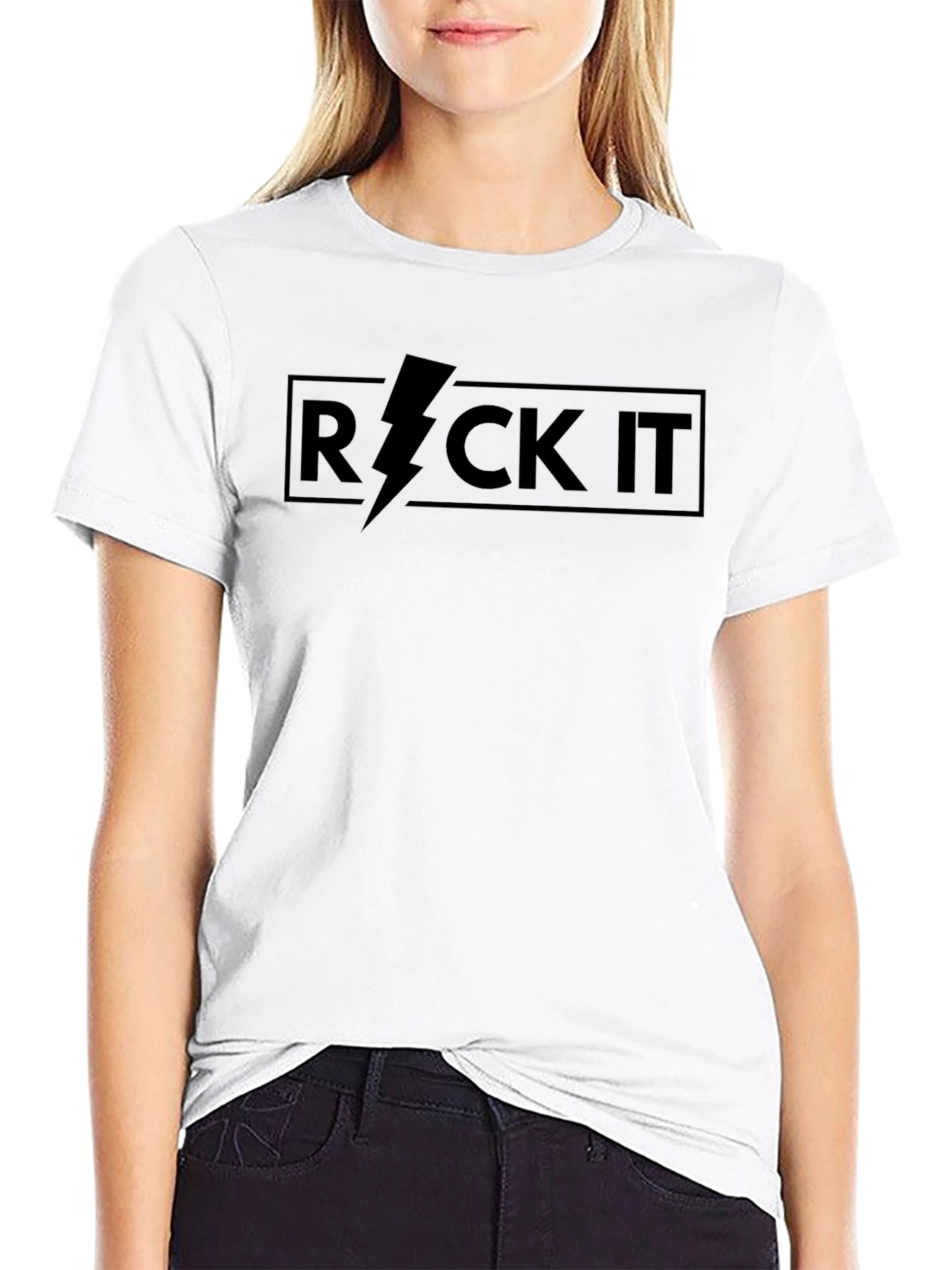 Rock It T-Shirt - Black - Graphic Tee