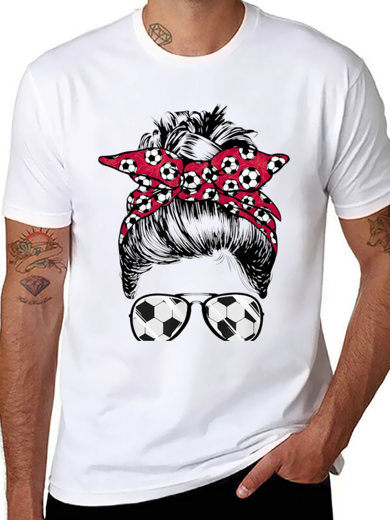 Soccer Mom Messy Bun T-Shirt