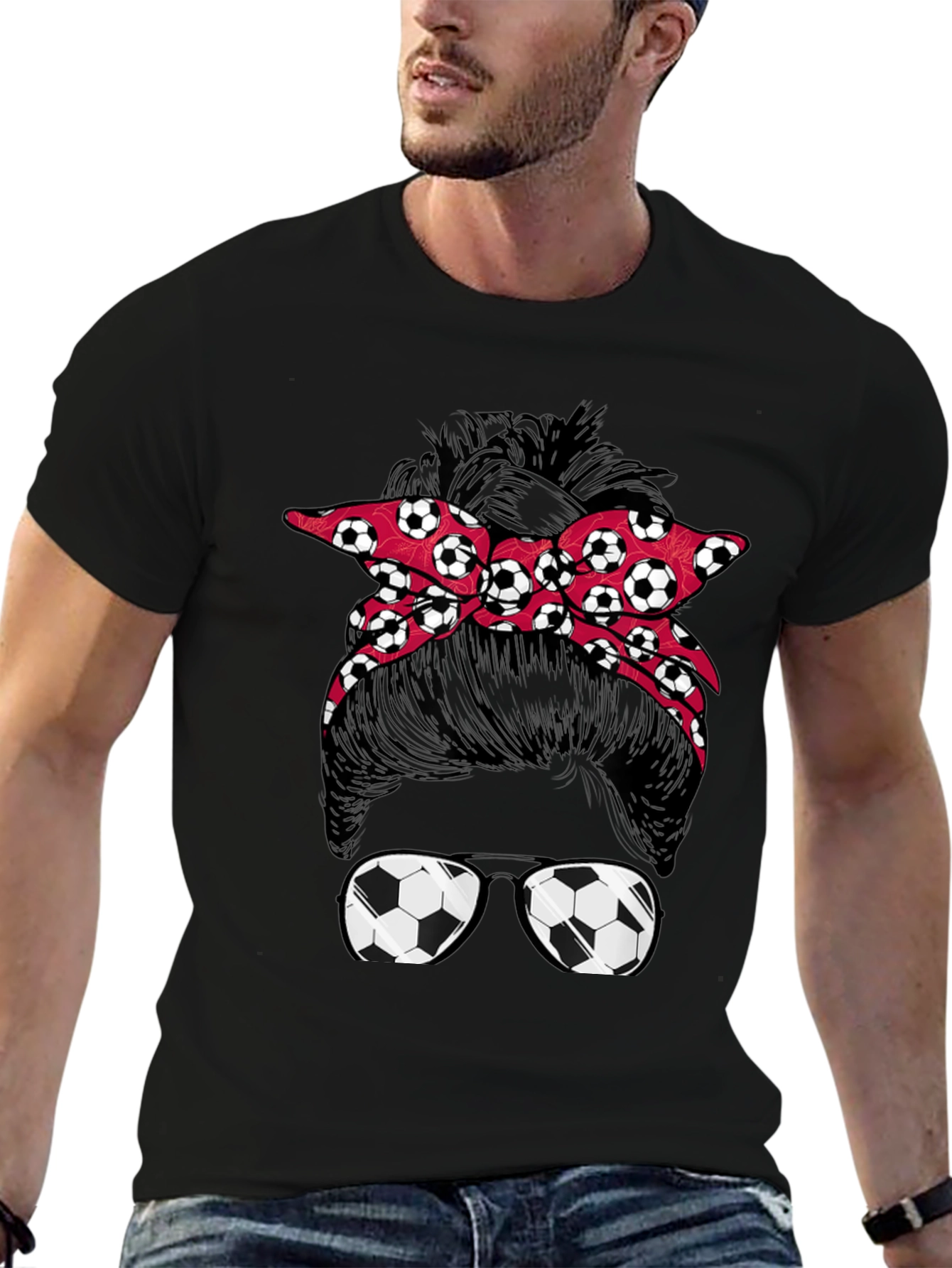 Soccer Mom Messy Bun T-Shirt