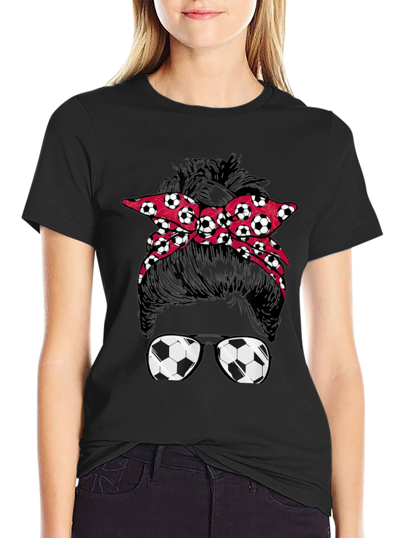 Soccer Mom Messy Bun T-Shirt