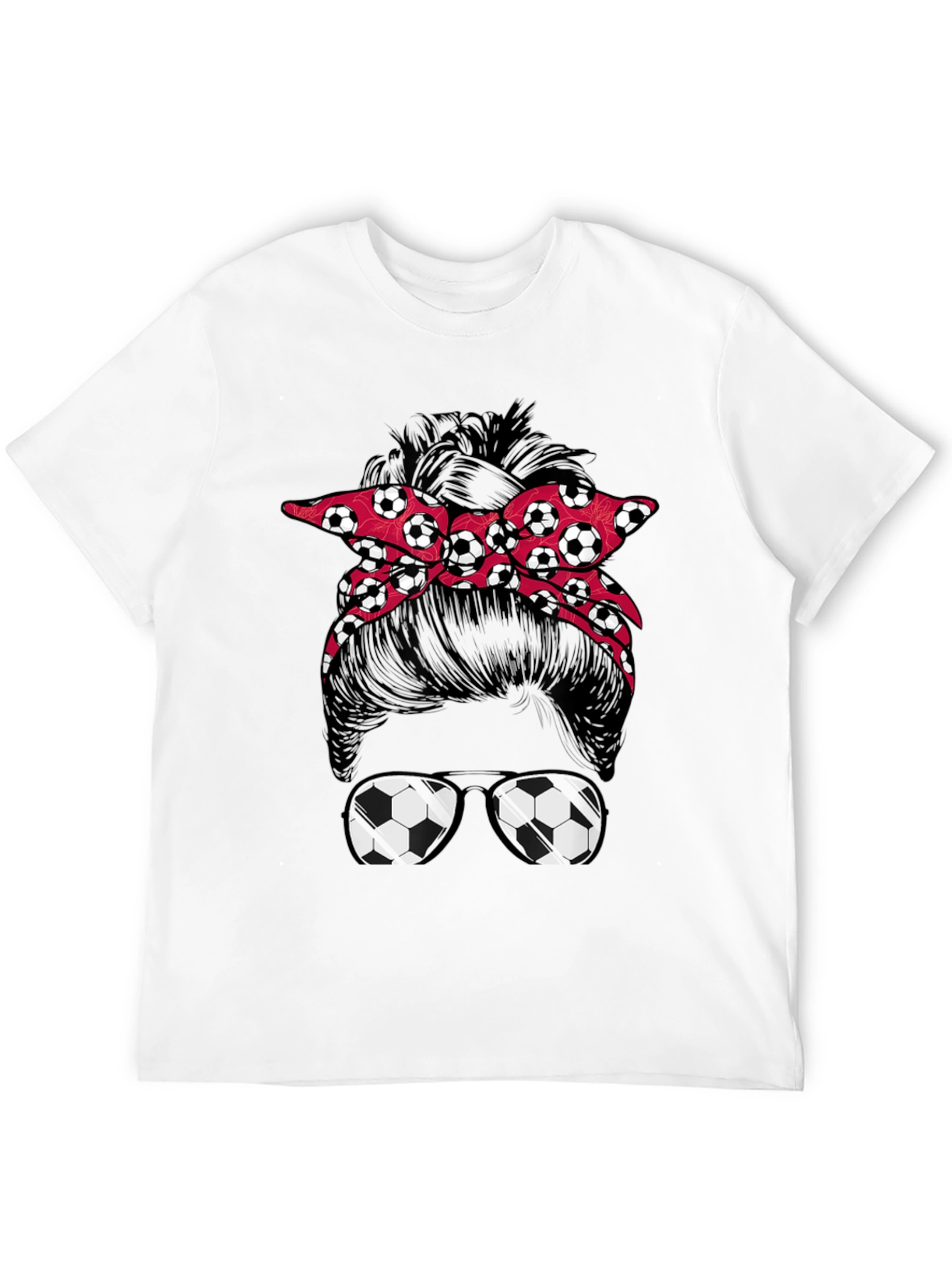 Soccer Mom Messy Bun T-Shirt