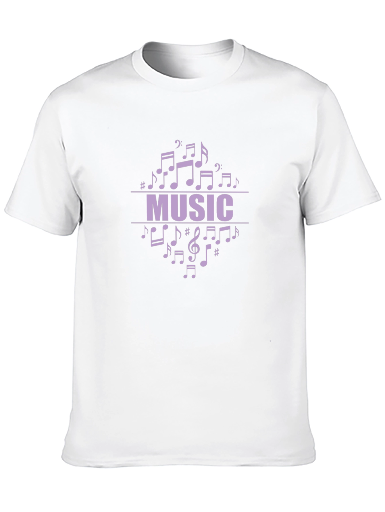 Music Note Graphic Tee - Stylish Black T-Shirt
