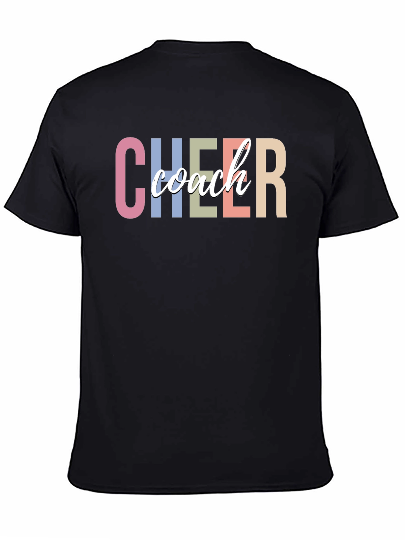 Cheer Coach Graphic Tee - Stylish & Comfortable