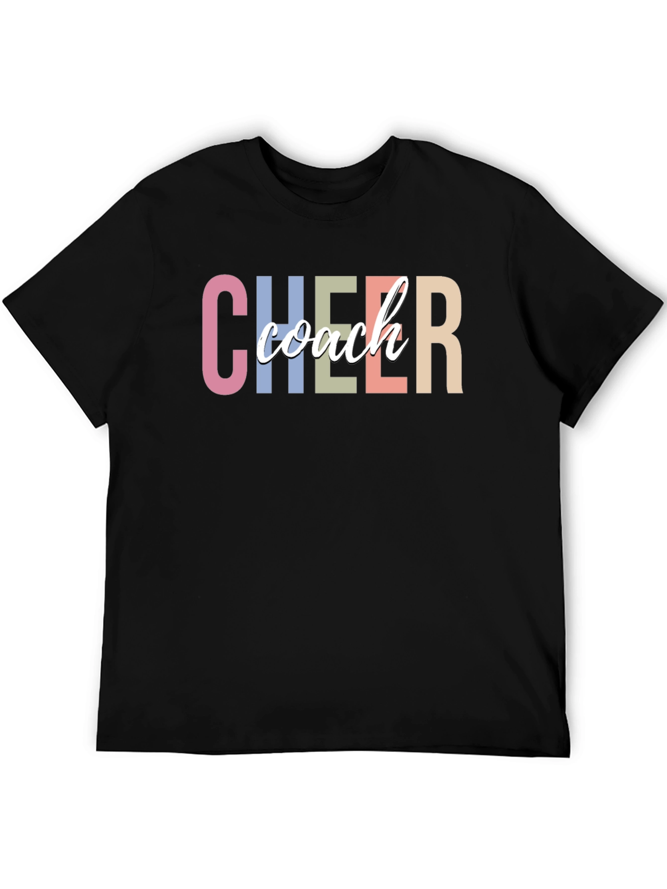 Cheer Coach Graphic Tee - Stylish & Comfortable