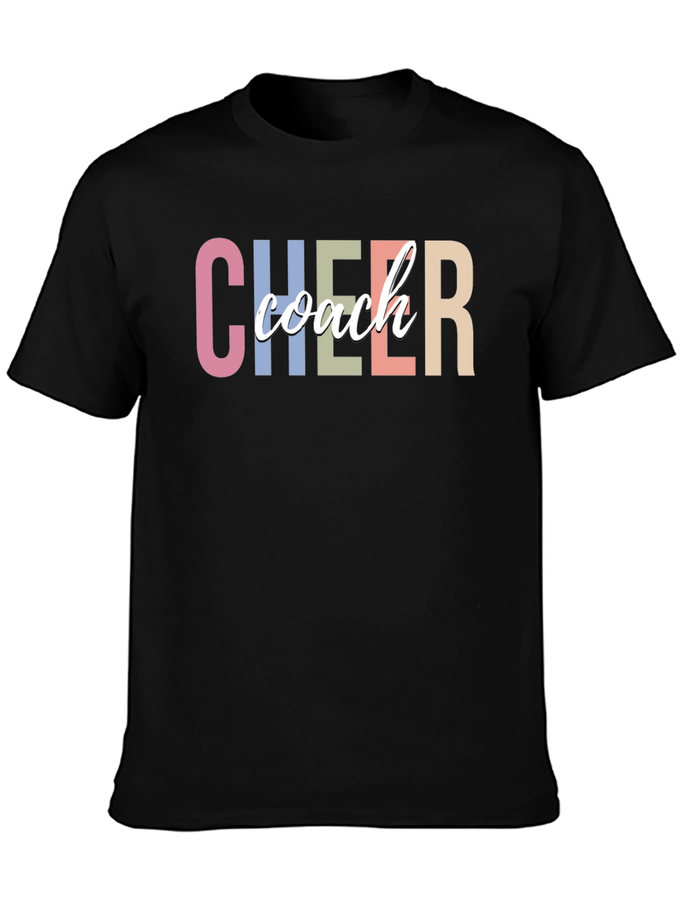 Cheer Coach Graphic Tee - Stylish & Comfortable