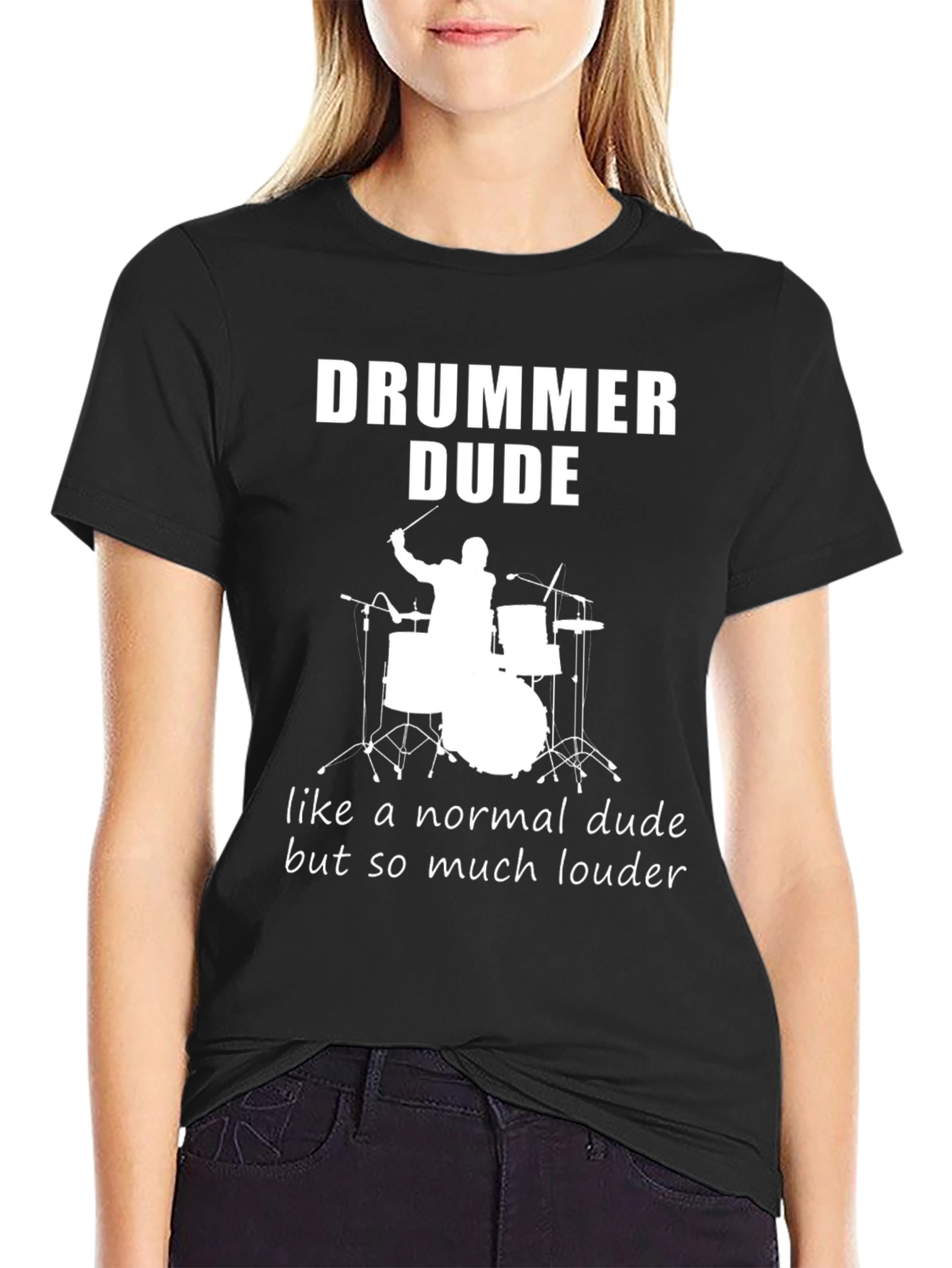 Drummer Dude T-Shirt - Funny Musician Tee