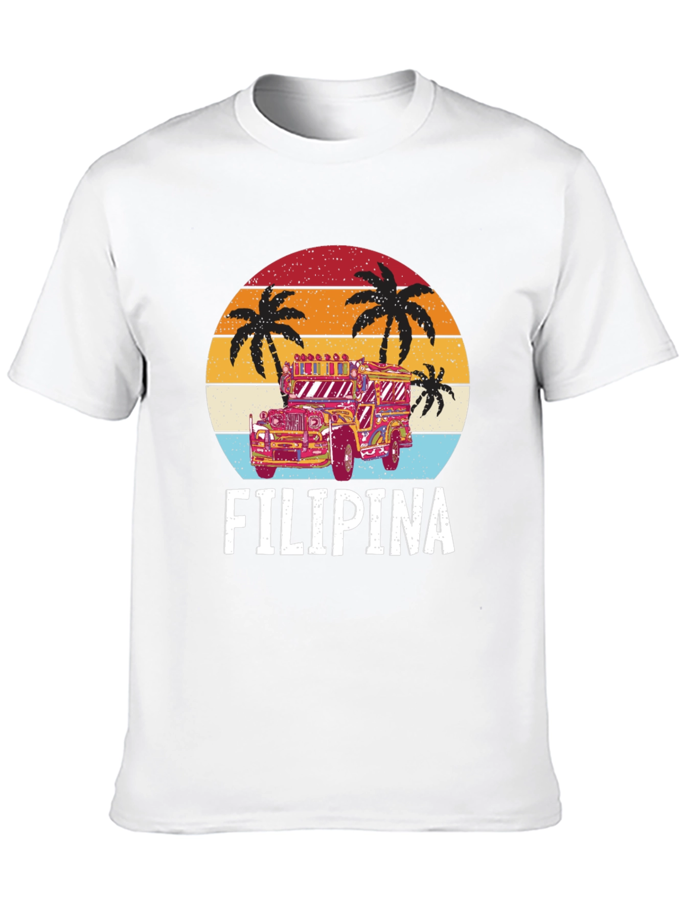 Filipina Jeepney T-Shirt - Retro Design