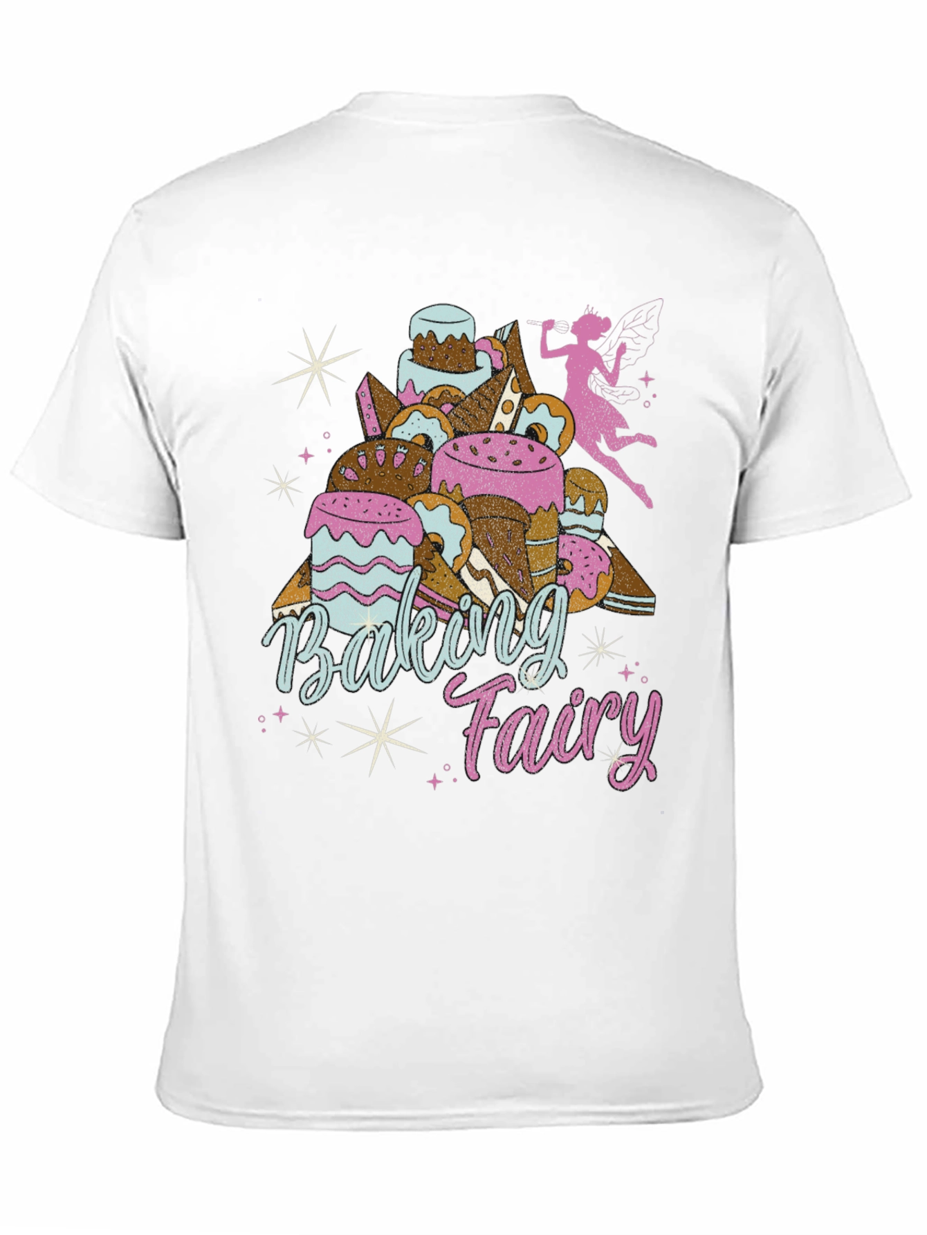Baking Fairy Graphic T-Shirt - Unique Foodie Tee
