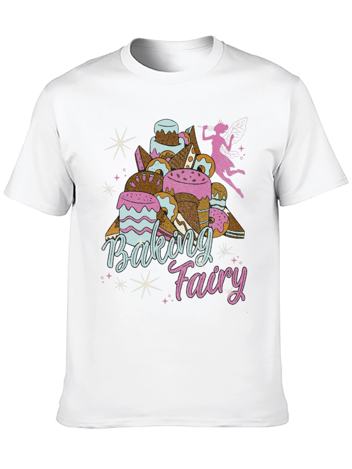 Baking Fairy Graphic T-Shirt - Unique Foodie Tee