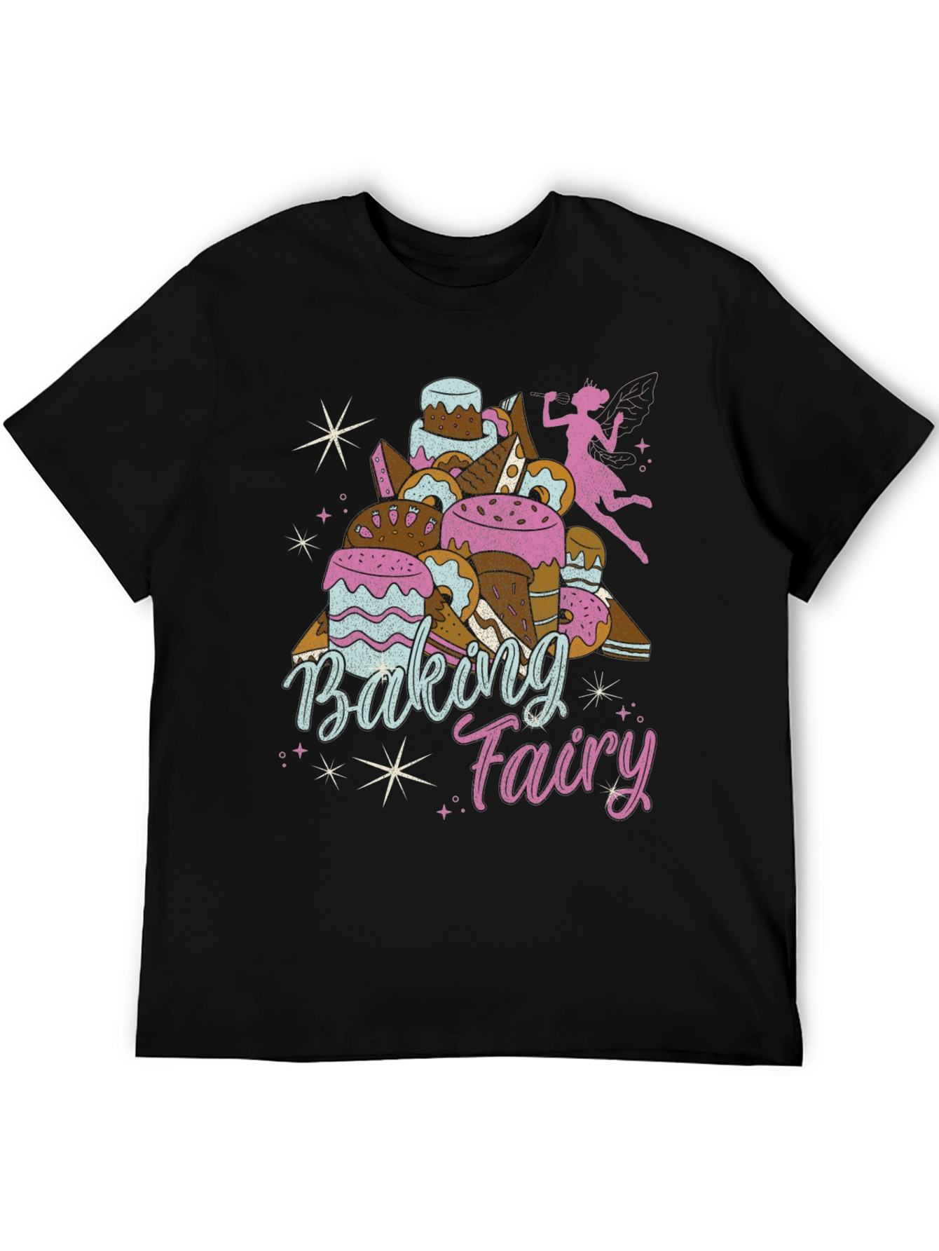 Baking Fairy Graphic T-Shirt - Unique Foodie Tee
