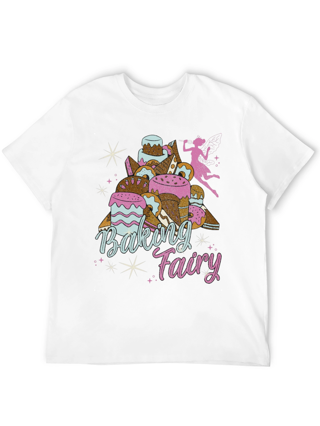 Baking Fairy Graphic T-Shirt - Unique Foodie Tee