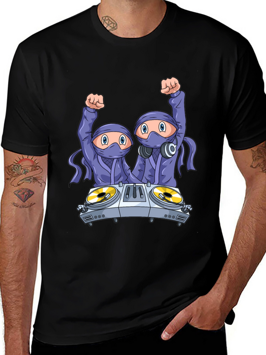 DJ Ninja Graphic T-Shirt - Party Time!