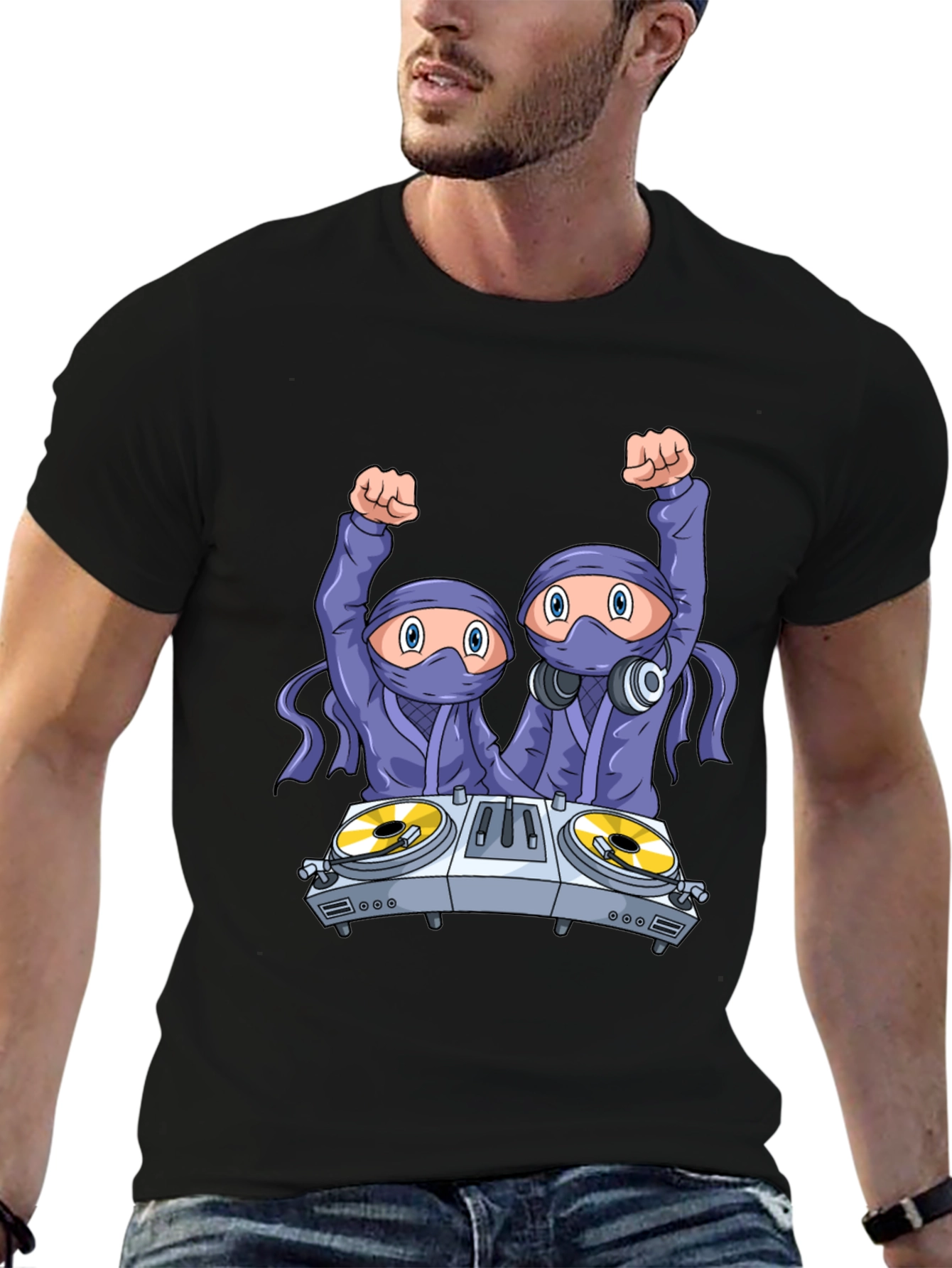 DJ Ninja Graphic T-Shirt - Party Time!