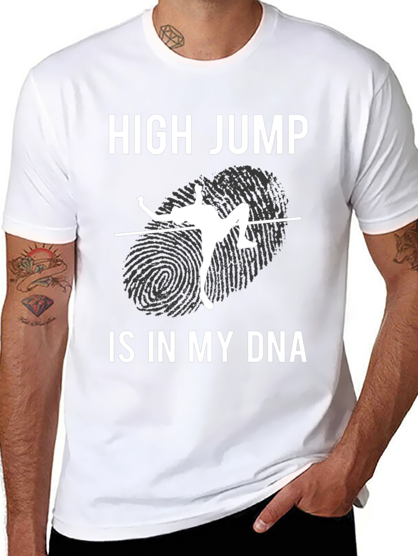 High Jump DNA Graphic Tee - Black
