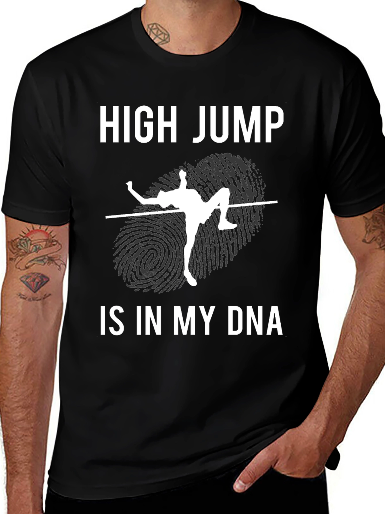 High Jump DNA Graphic Tee - Black