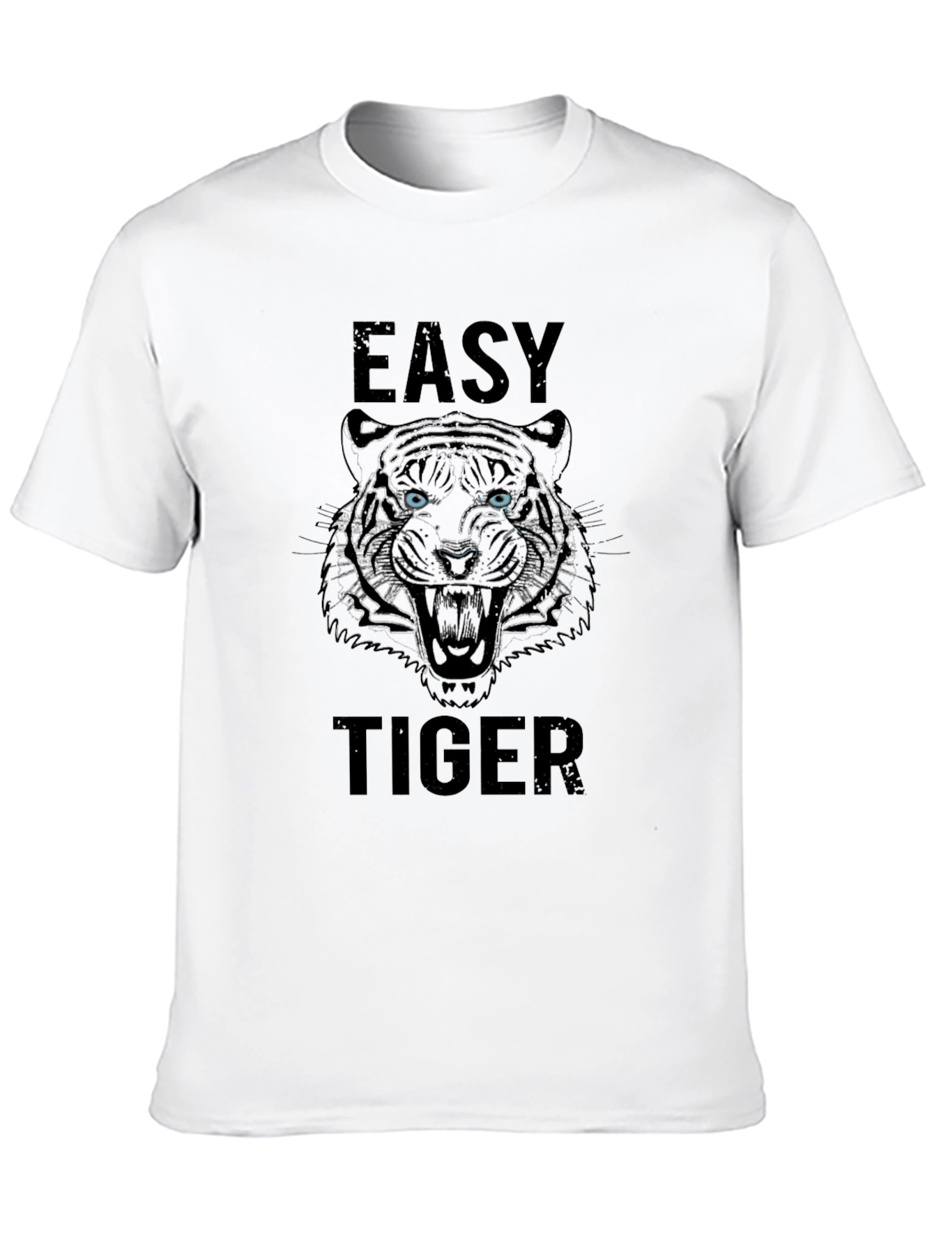 Easy Tiger Graphic T-Shirt - Mens Black Tee