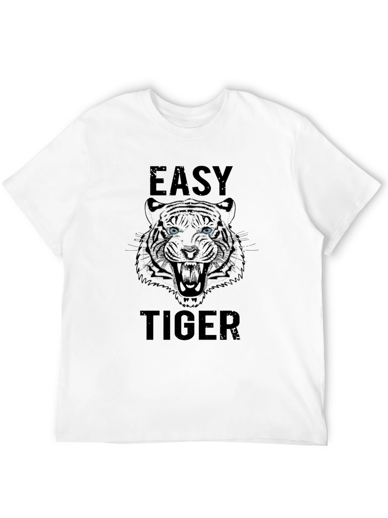 Easy Tiger Graphic T-Shirt - Mens Black Tee