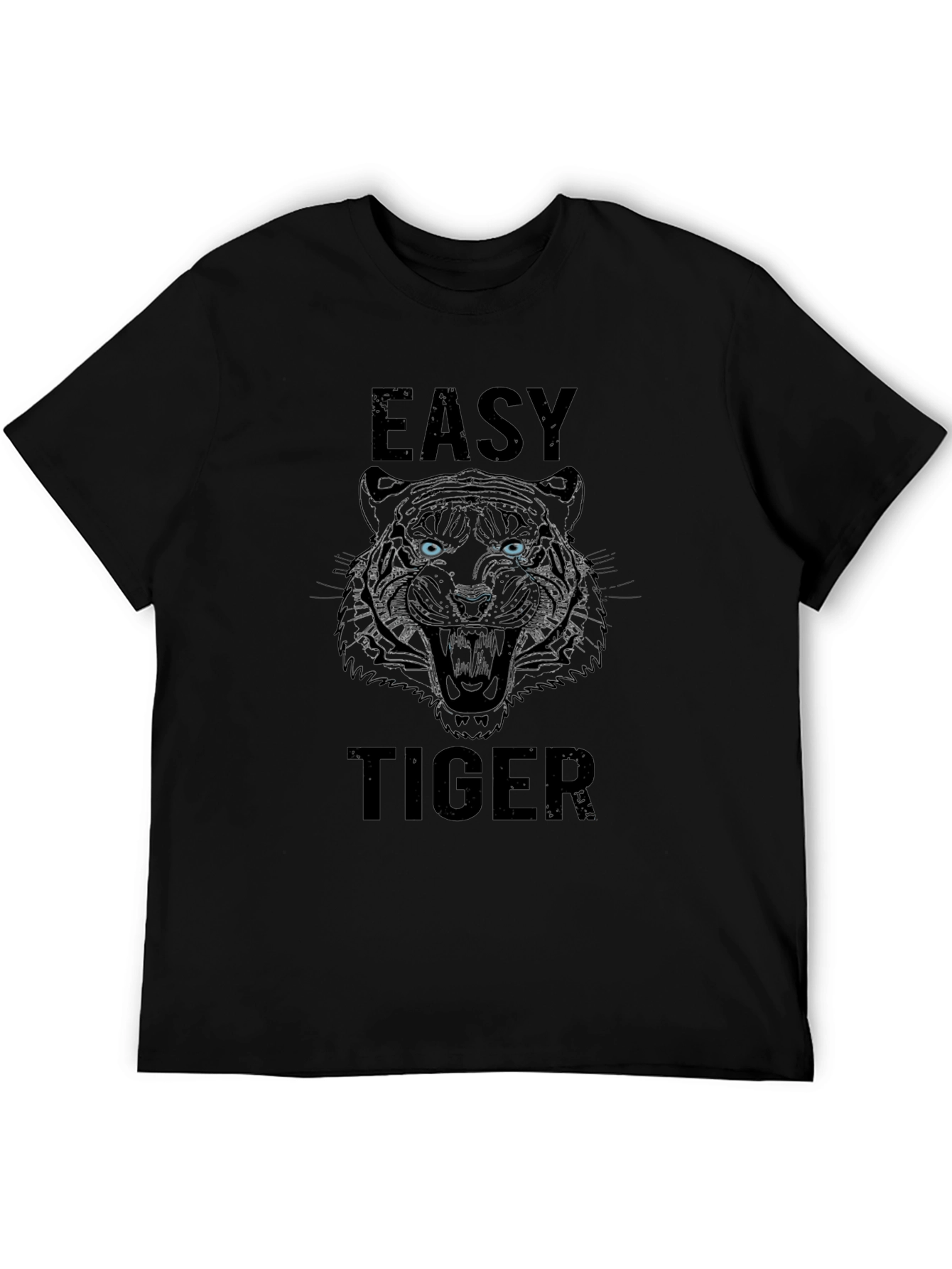 Easy Tiger Graphic T-Shirt - Mens Black Tee