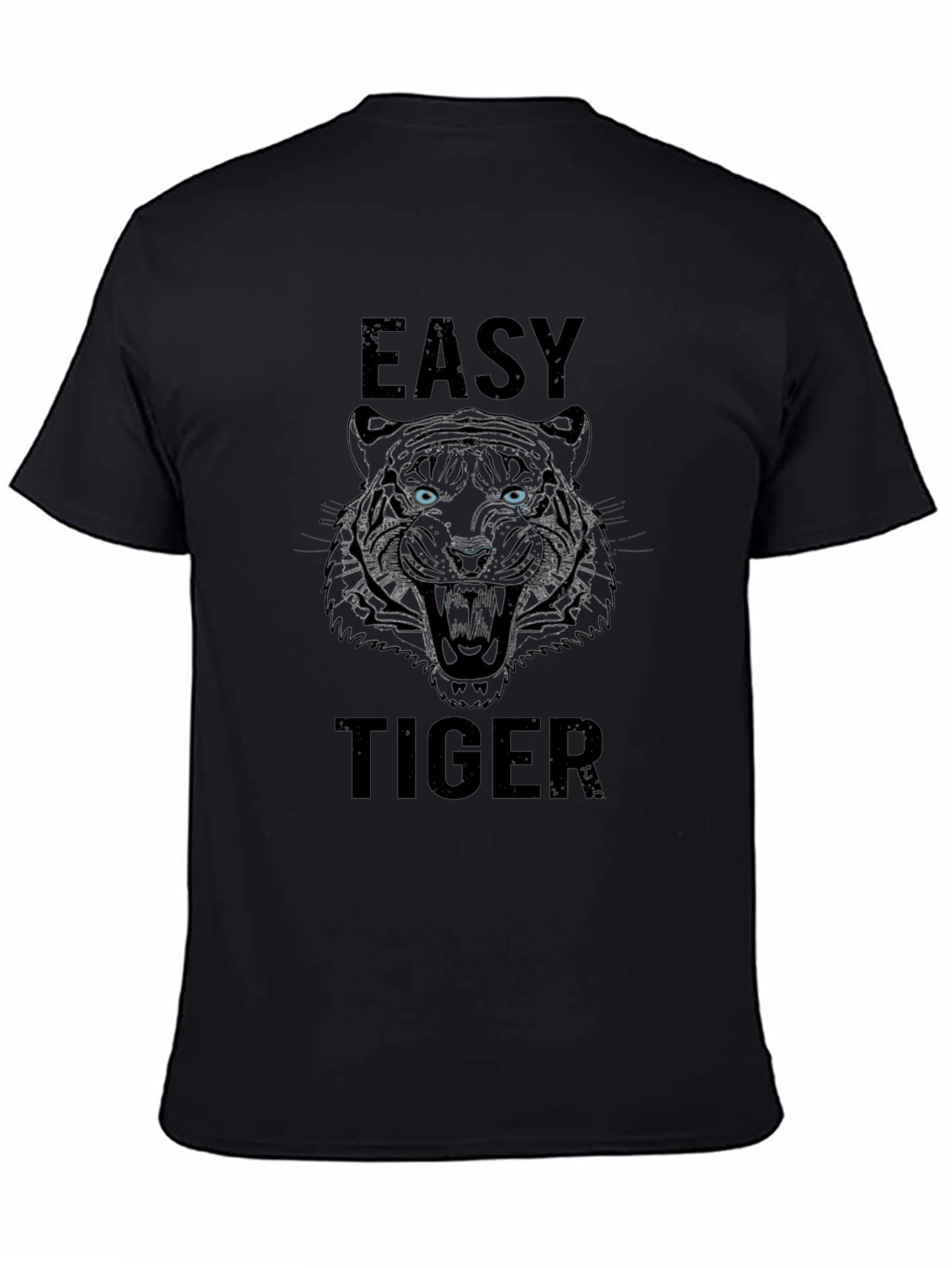 Easy Tiger Graphic T-Shirt - Mens Black Tee