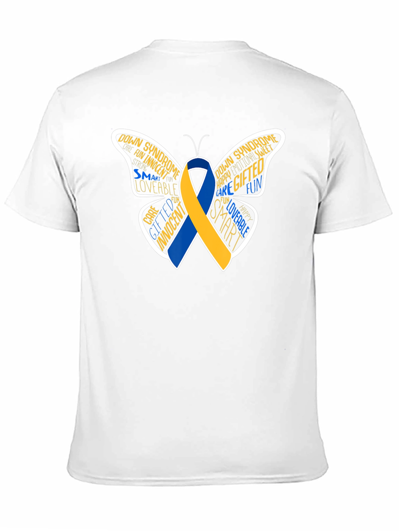 Down Syndrome Awareness Butterfly T-Shirt