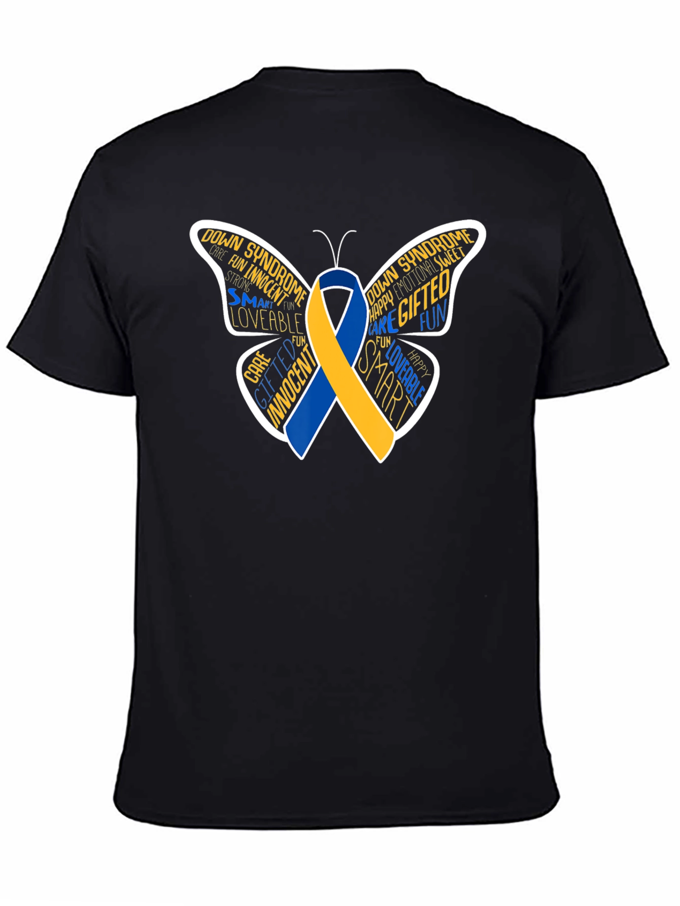 Down Syndrome Awareness Butterfly T-Shirt