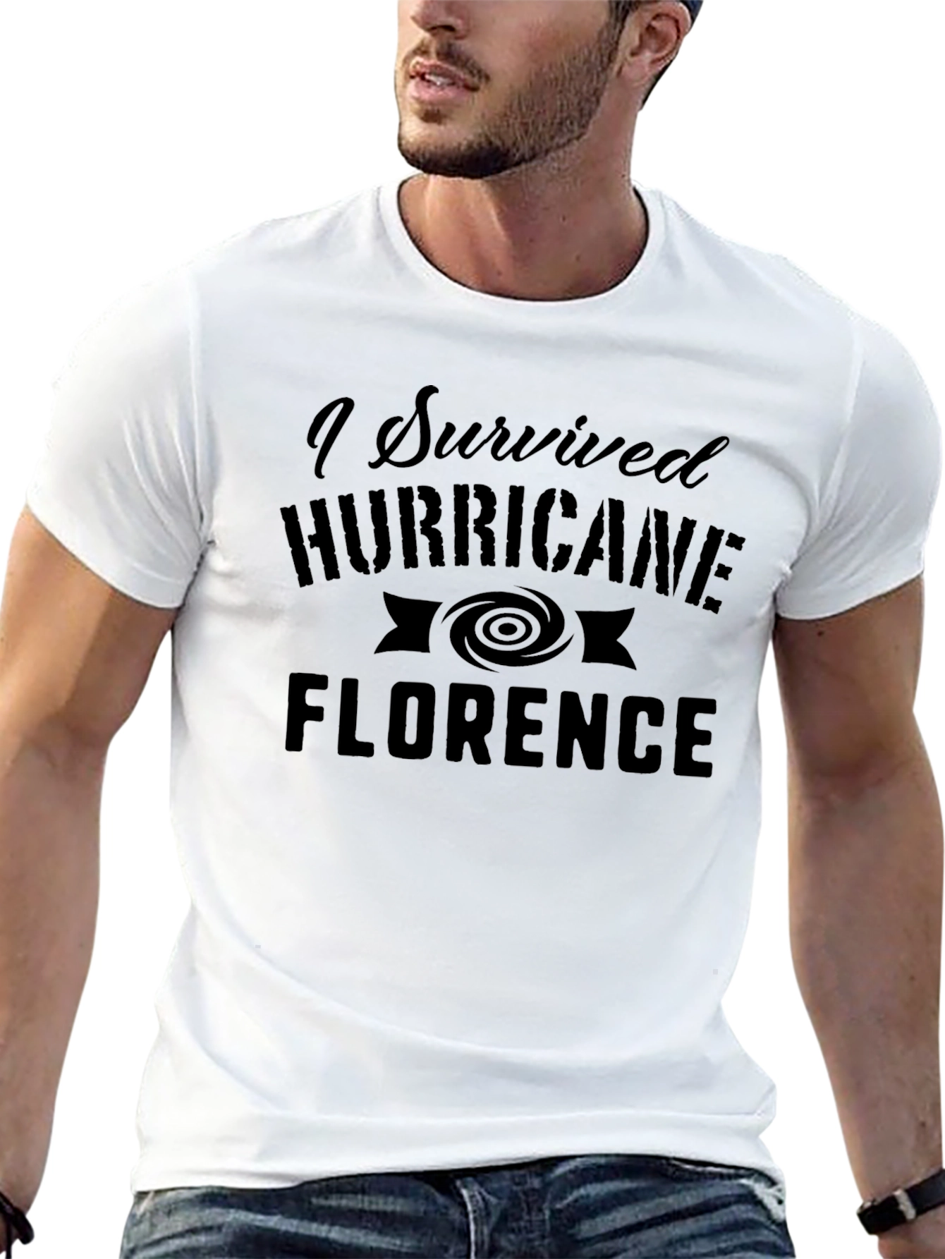 I Survived Hurricane Florence Novelty T-Shirt