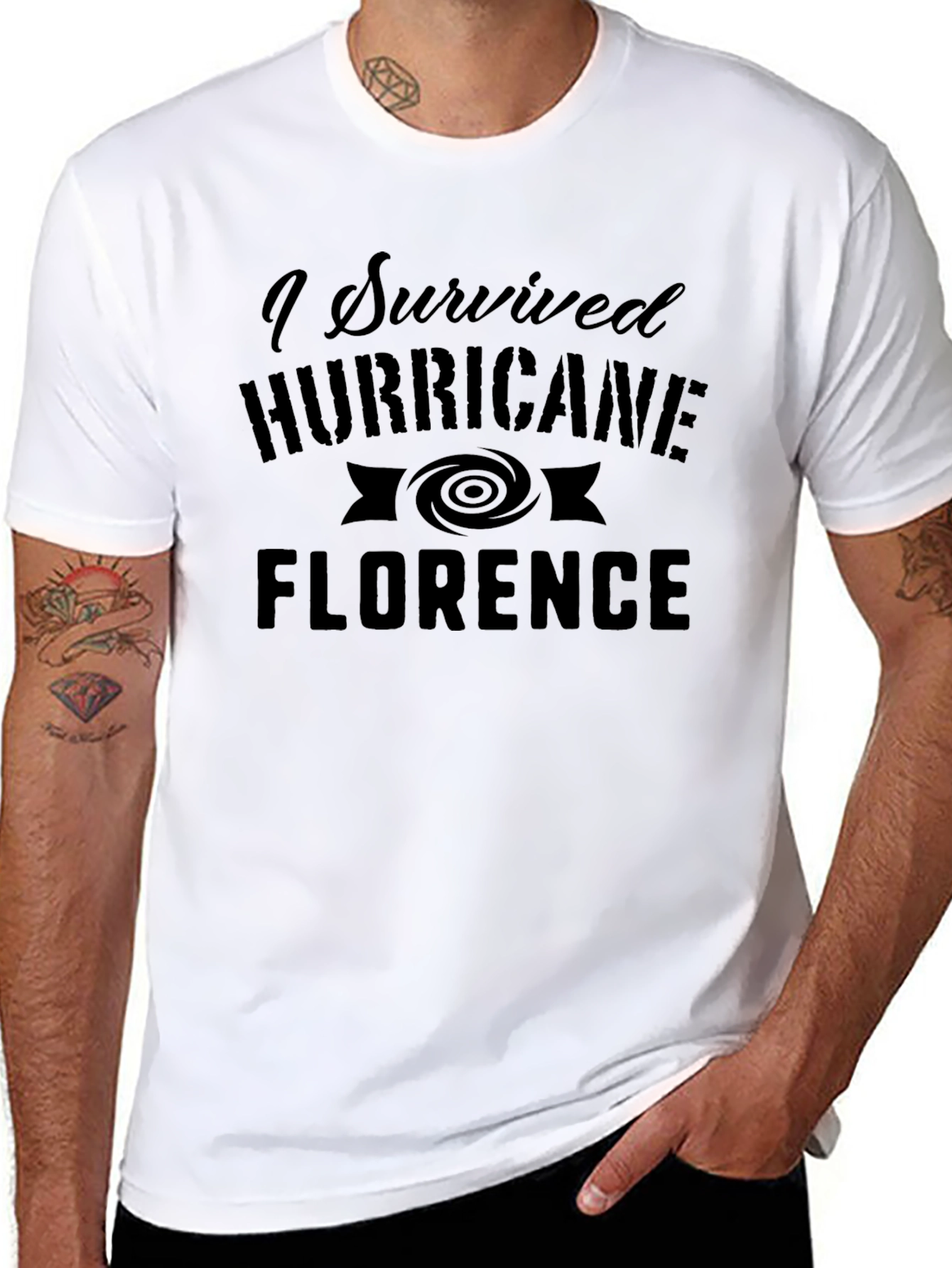 I Survived Hurricane Florence Novelty T-Shirt