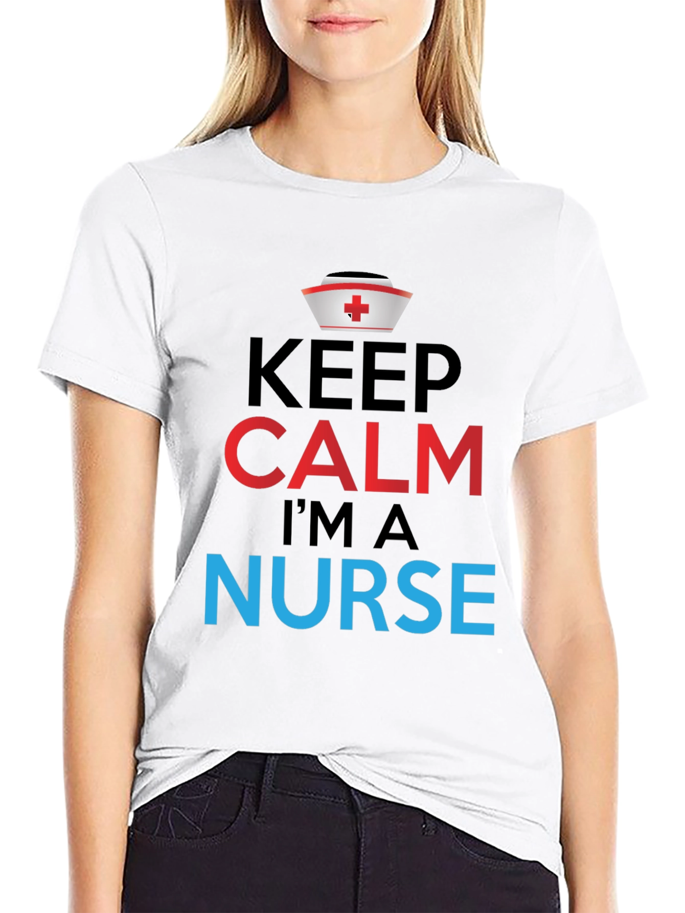 Keep Calm Im a Nurse Graphic Tee