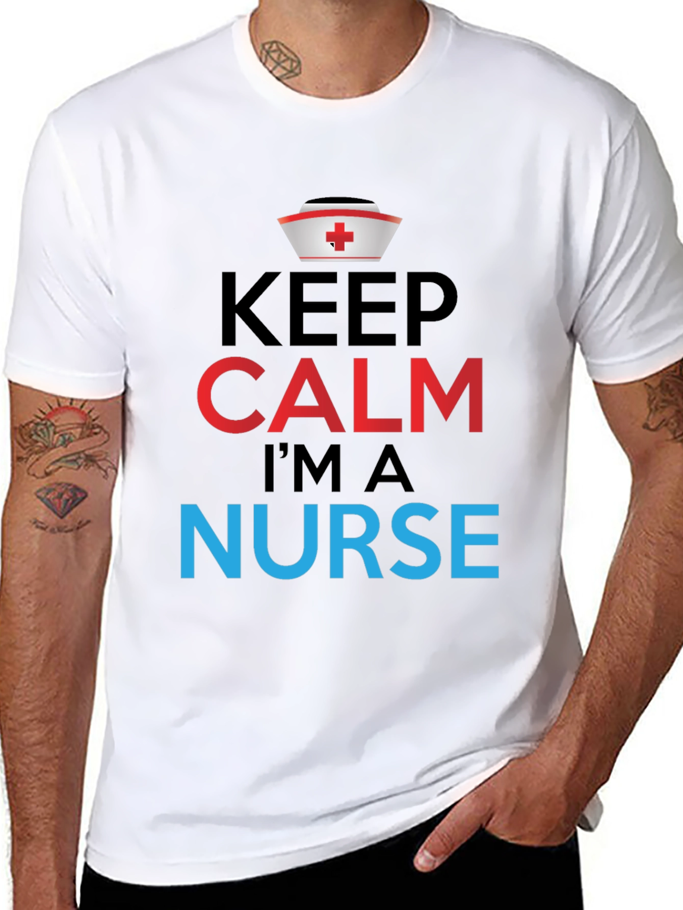 Keep Calm Im a Nurse Graphic Tee