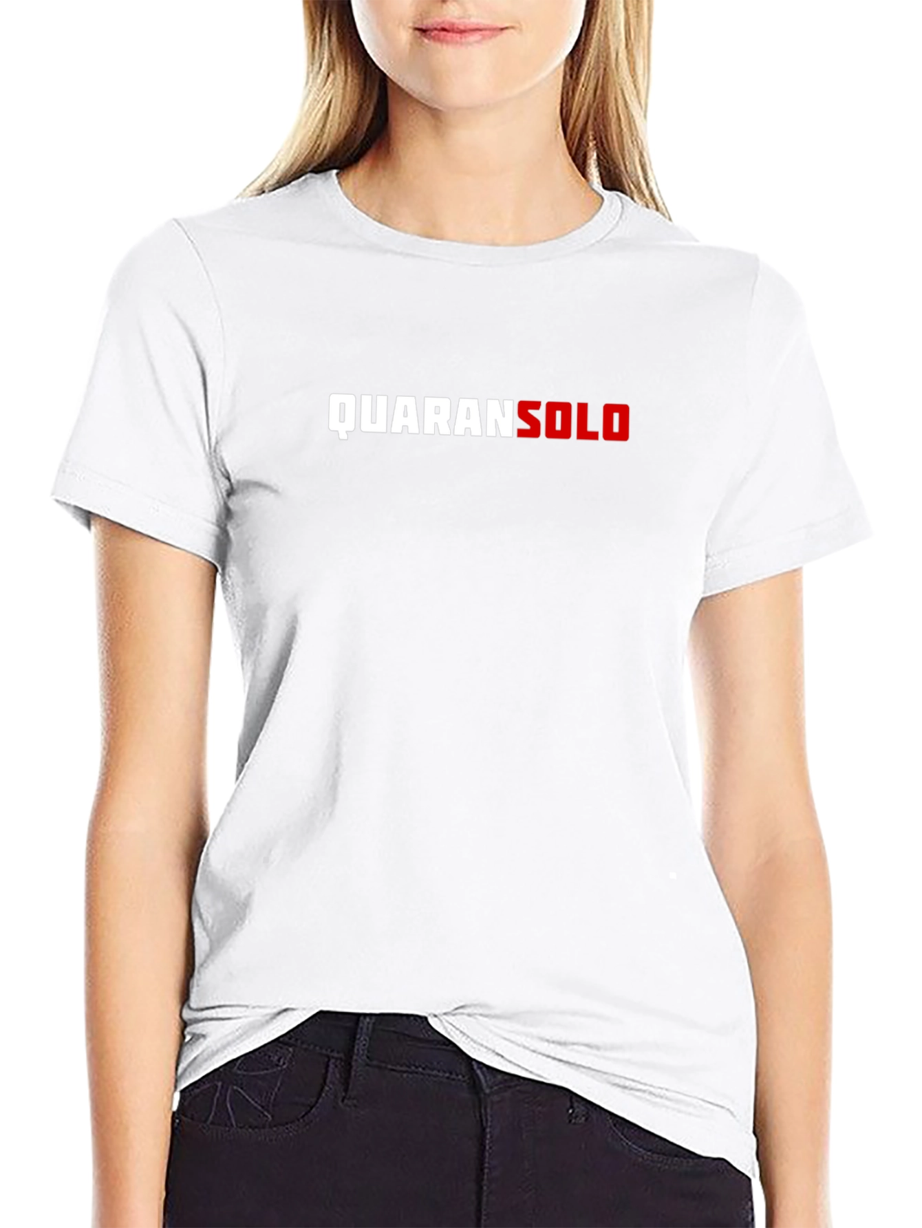 QuaranSOLO T-Shirt - Black Short Sleeve Graphic Tee