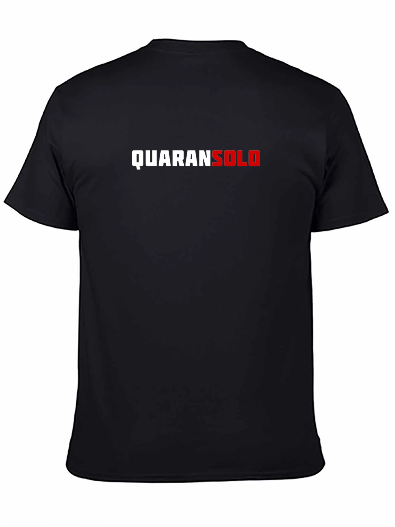 QuaranSOLO T-Shirt - Black Short Sleeve Graphic Tee
