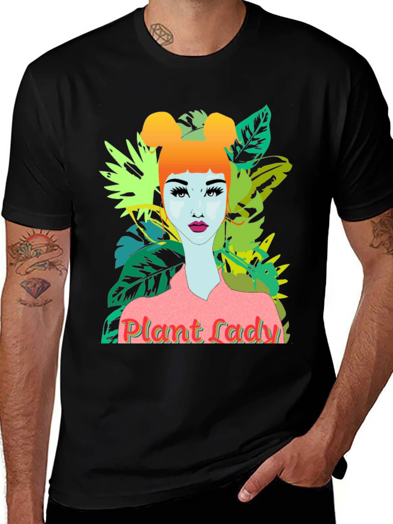 Plant Lady Graphic Tee - Funky Womens T-Shirt