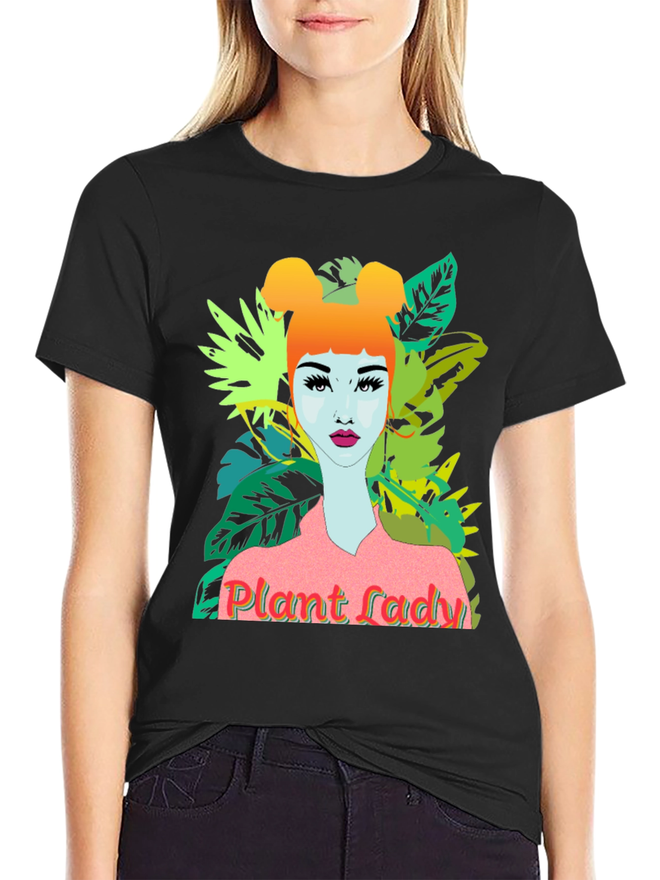 Plant Lady Graphic Tee - Funky Womens T-Shirt