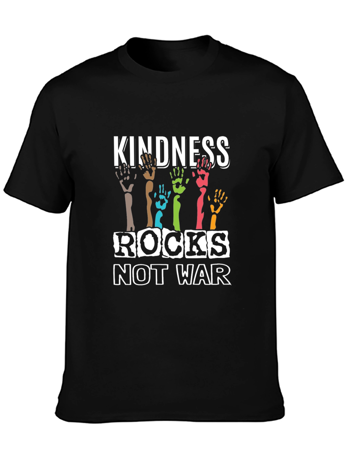 Kindness Rocks Not War Graphic Tee