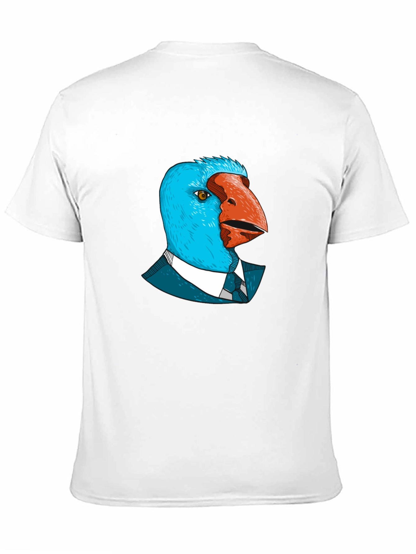 Bird Man Graphic T-Shirt - Unique & Stylish