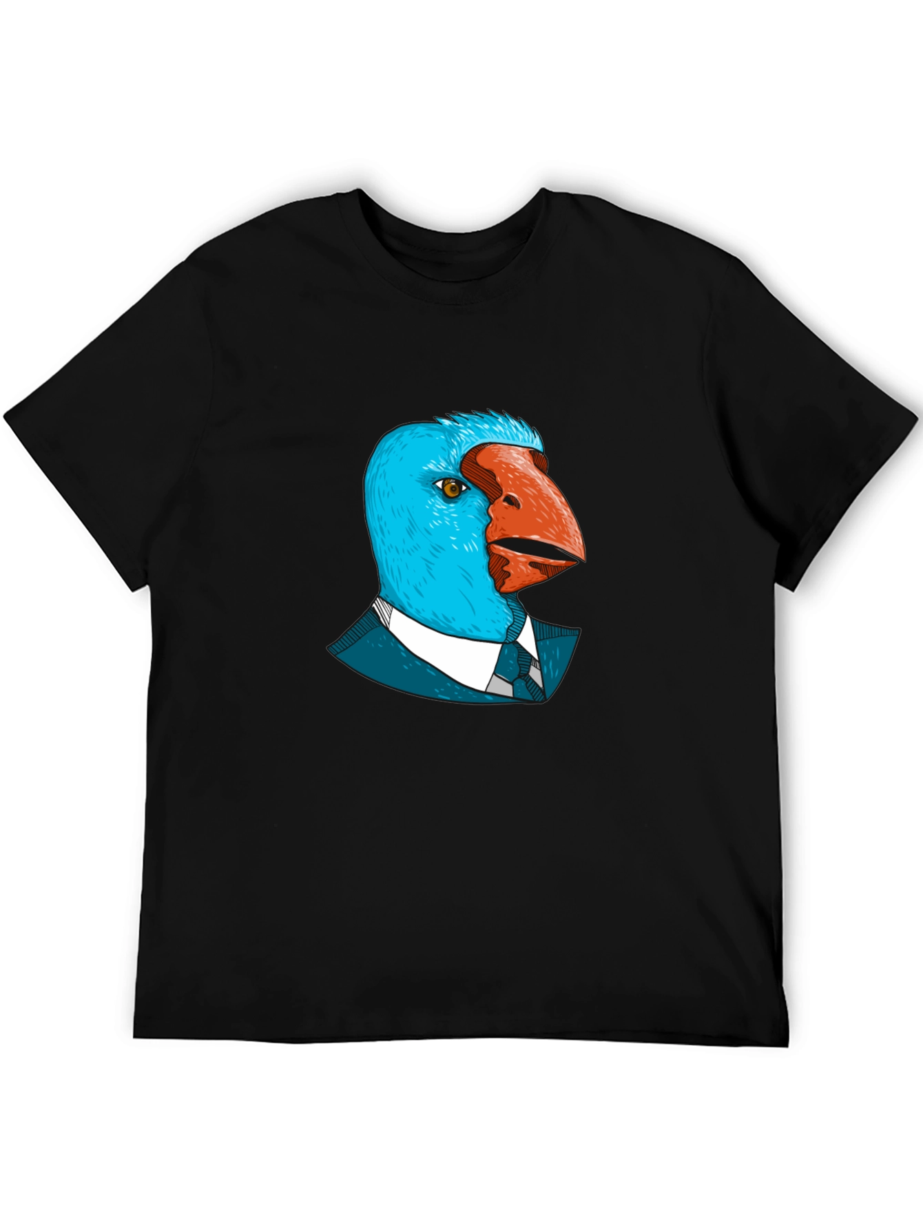Bird Man Graphic T-Shirt - Unique & Stylish