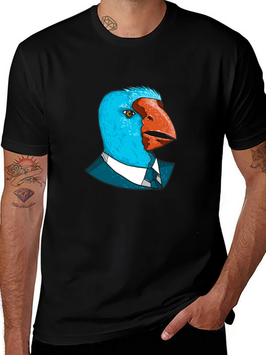 Bird Man Graphic T-Shirt - Unique & Stylish