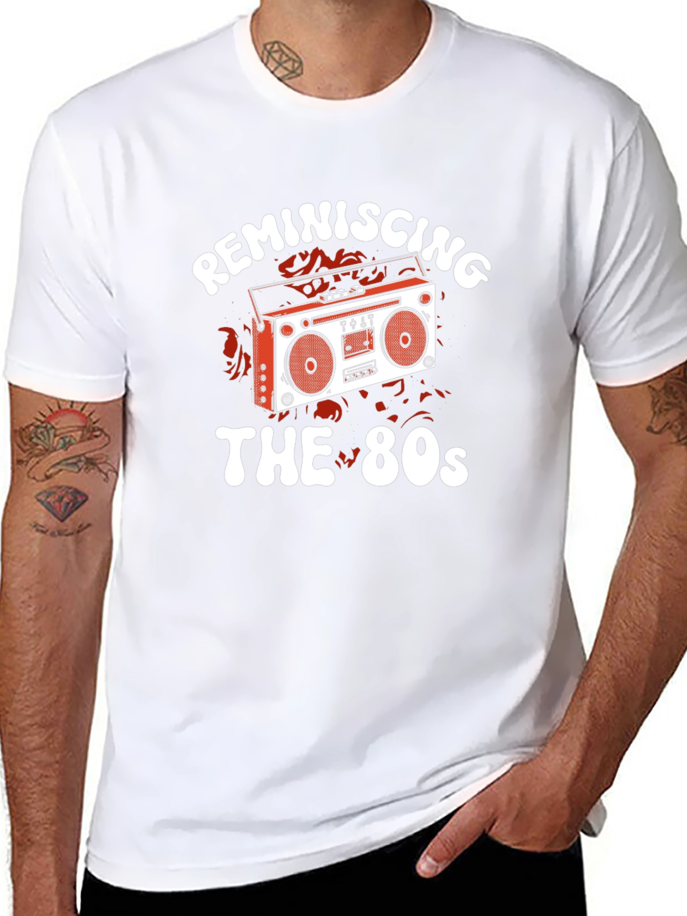 Reminiscing the 80s Boombox T-Shirt