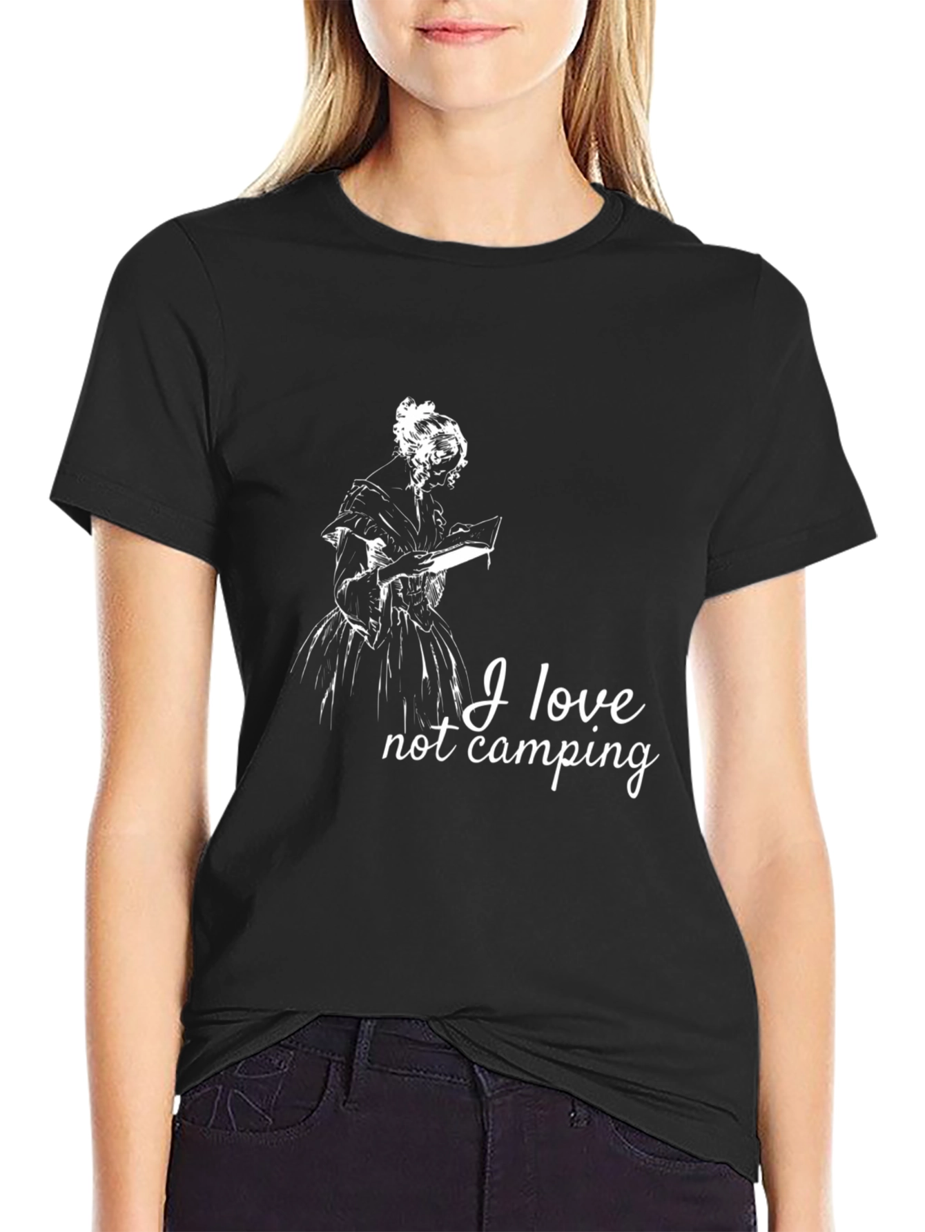 I Love Not Camping Graphic Tee