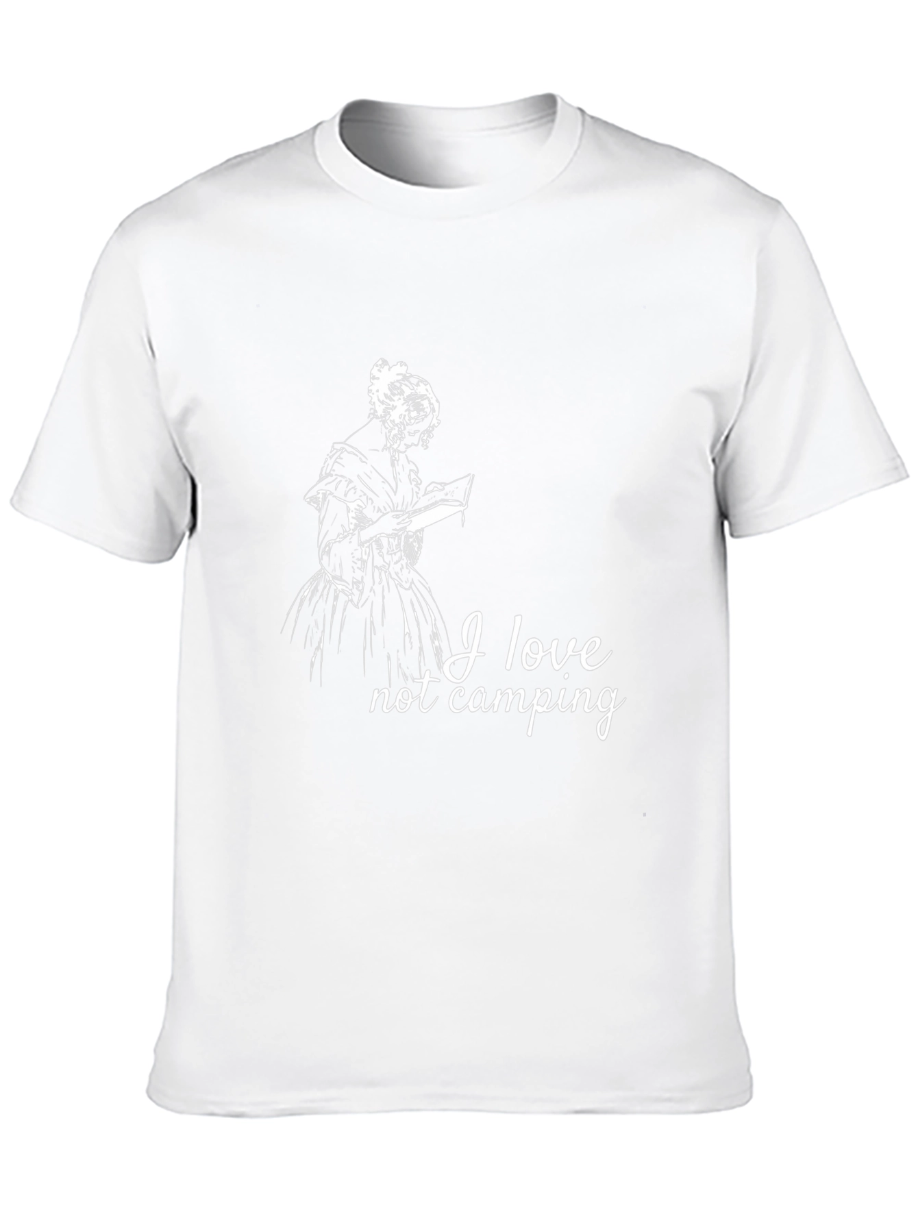 I Love Not Camping Graphic Tee