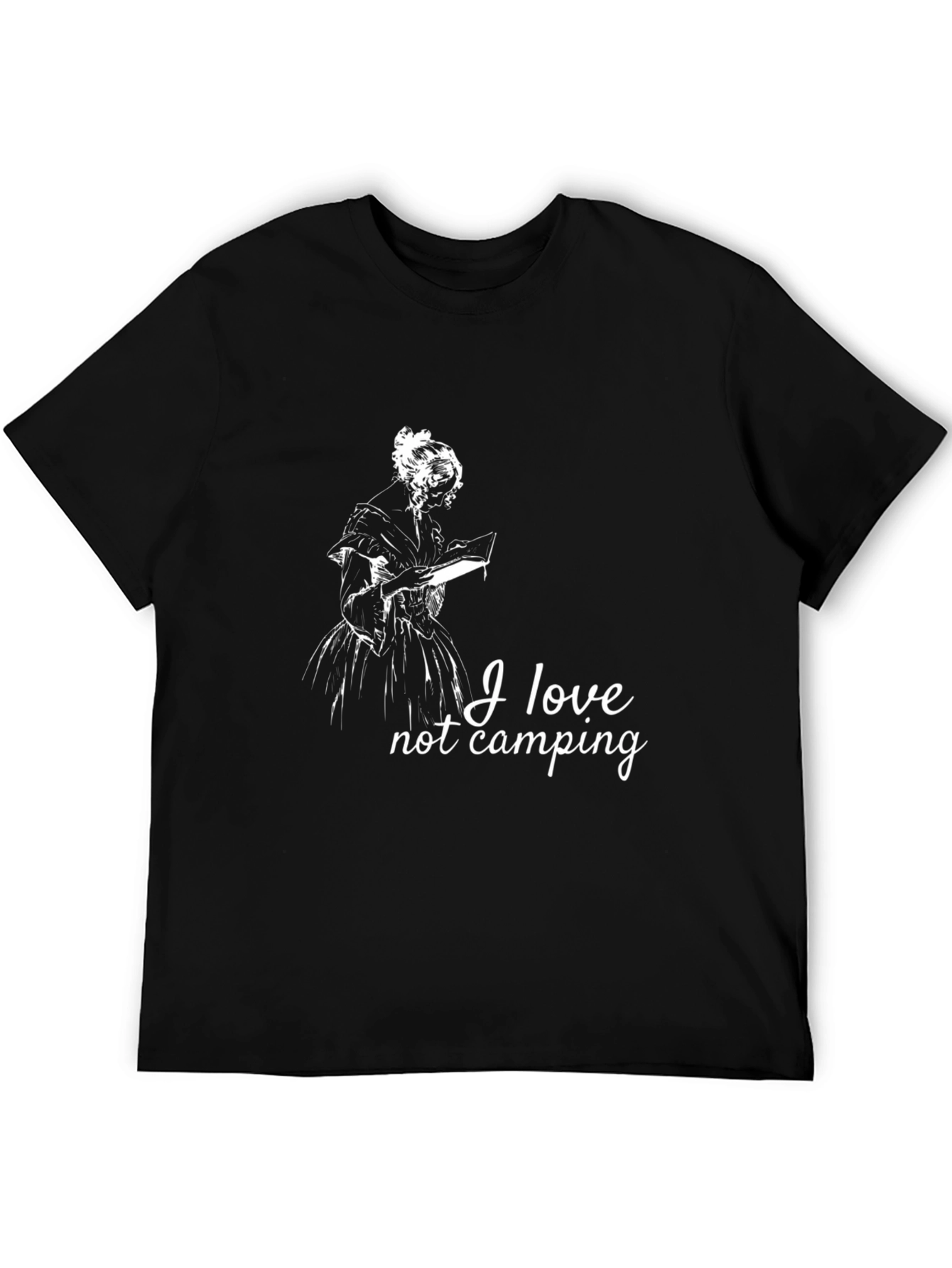 I Love Not Camping Graphic Tee