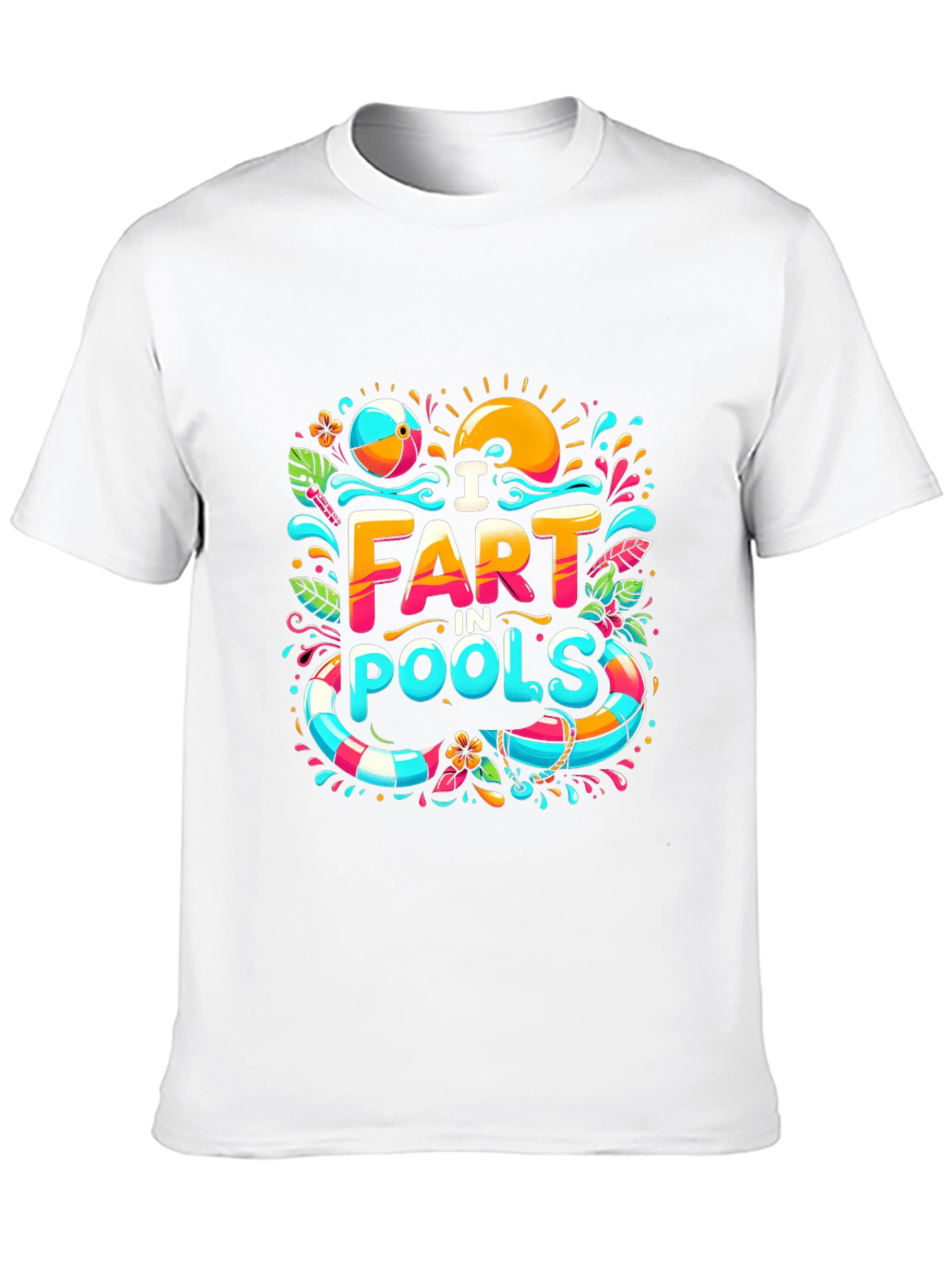 I Fart in Pools Graphic Novelty T-Shirt