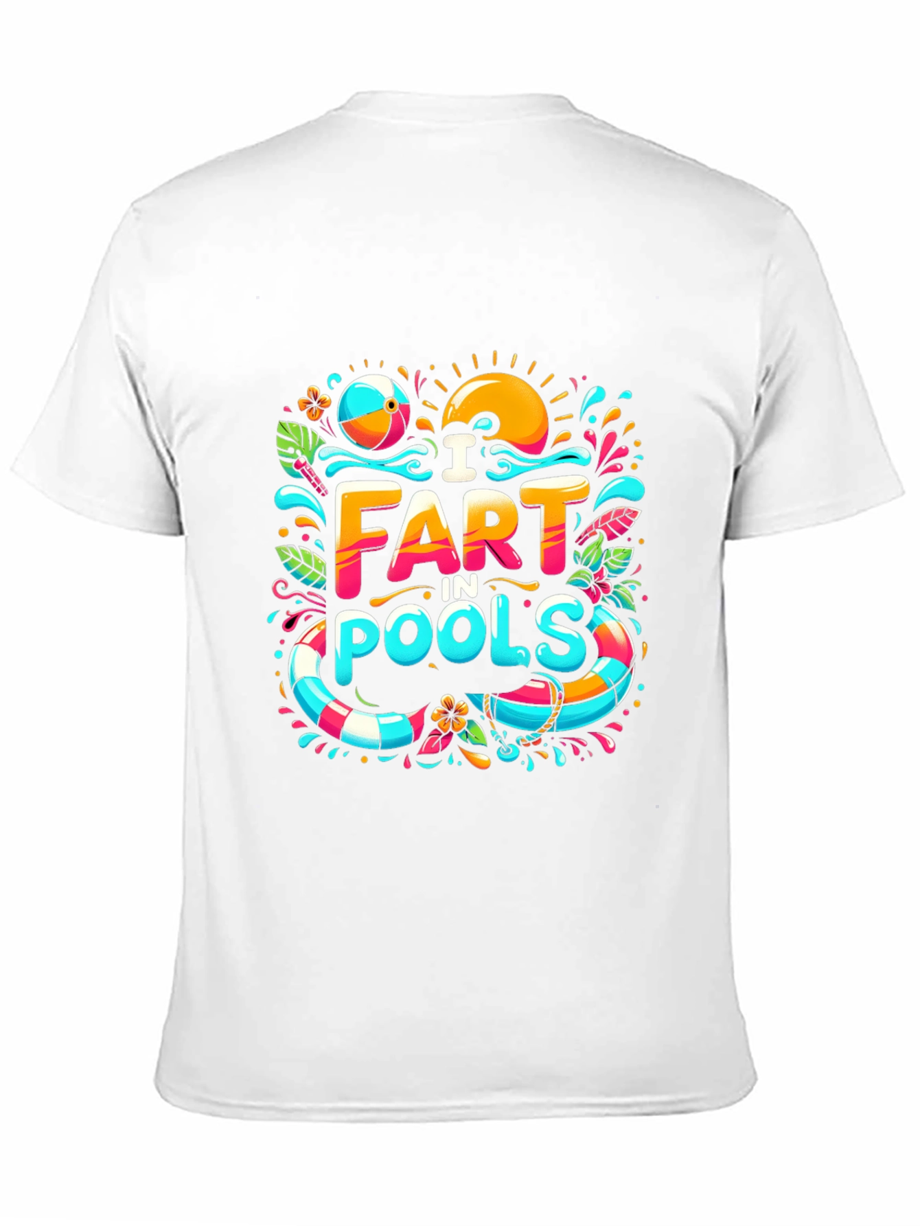 I Fart in Pools Graphic Novelty T-Shirt