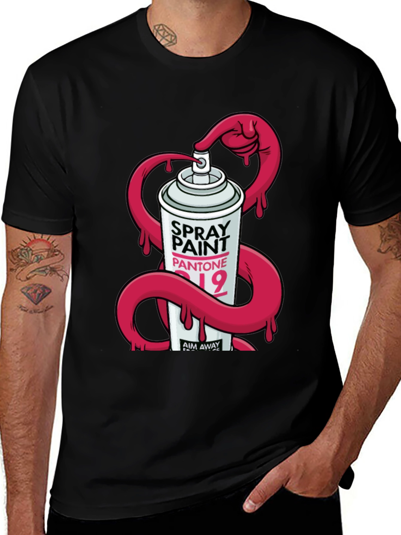 Spray Paint Graphic Tee